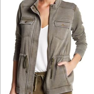 NWT Lucky Brand Brushed Military Jacket XS